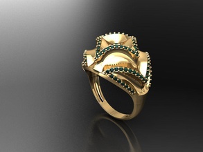 s186 elmas yüzük yüzükler kolye takı taşlar moda altın tasarım gümüş zarif parlıyor mücevher bilezik küpe safir KADIN düğün 3d print model - Mito3D