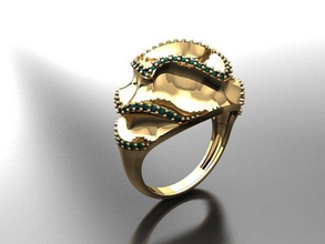 s187 elmas yüzük yüzükler kolye takı taşlar moda altın tasarım gümüş zarif parlıyor mücevher bilezik küpe safir KADIN düğün 3d print model - Mito3D