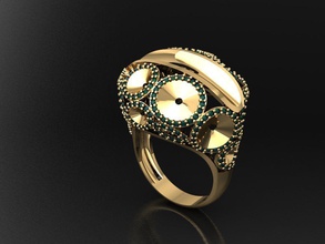 p199 diamante squillare anelli collana gioielleria gemme moda oro design argento elegante splendente gemma braccialetto orecchino pendente zaffiro donne nozze 3d print model - Mito3D