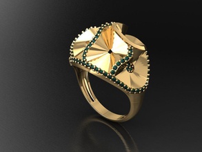 p221 diamante squillare anelli collana gioielleria gemme moda oro design argento elegante splendente gemma braccialetto orecchino pendente zaffiro donne nozze 3d print model - Mito3D