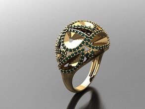 p230 Diamant Ring Ringe Halskette Schmuck Edelsteine Mode Gold Design Silber elegant leuchtenden Juwel Armband Ohrring Anhänger Saphir Frauen Hochzeit 3d print model - Mito3D