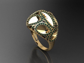 p231- diamond ring rings necklace jewelry gems fashion gold design silver elegant shining gem bracelet earring pendant sapphire women wedding 3d print model - Mito3D