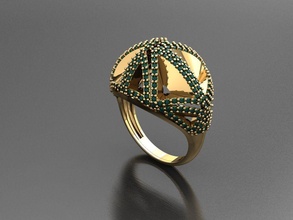 p232 diamante squillare anelli collana gioielleria gemme moda oro design argento elegante splendente gemma braccialetto orecchino pendente zaffiro donne nozze 3d print model - Mito3D