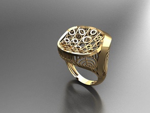 p80- diamond ring gems jewelry fashion gold design silver elegant shining necklace gem bracelet earring pendant sapphire women rings wedding 3d print model - Mito3D