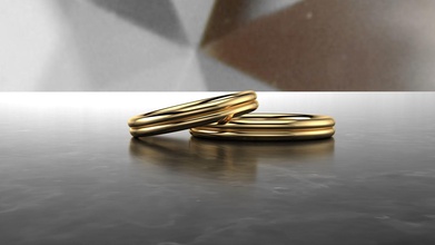 pacote de 04 anel casamento simples o design minimalista brilhando weddingring jóia reflexão prata ouro 3dprint diamante printable minimalismo google chrome rosegold gem jóias anéis 3d print model - Mito3D