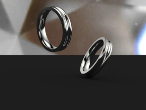 pack 10 simple wedding ring rings traditional shining silver printable steel sterling gold finger print 3dprint fashion fashionring love gem brilliant jewel jewellery jewelry 3d print model - Mito3D