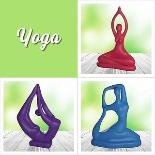 pacco yoga decorazione arredamento arte moderno interni regalo Casa 3d print model - Mito3D