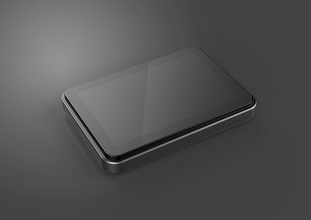 pad display design black 3d model electronics portable hobby diy printing 3d print model - Mito3D