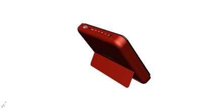 la almohadilla de diseño pantalla color rojo 3d modelo electrónica portable hobby diy impresión afición bricolaje el chip pequeño 3d print model - Mito3D