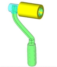 pintura lista mão ferramenta Rollon cilindro proporção áurea passatempo faça Ferramentas 3d print model - Mito3D