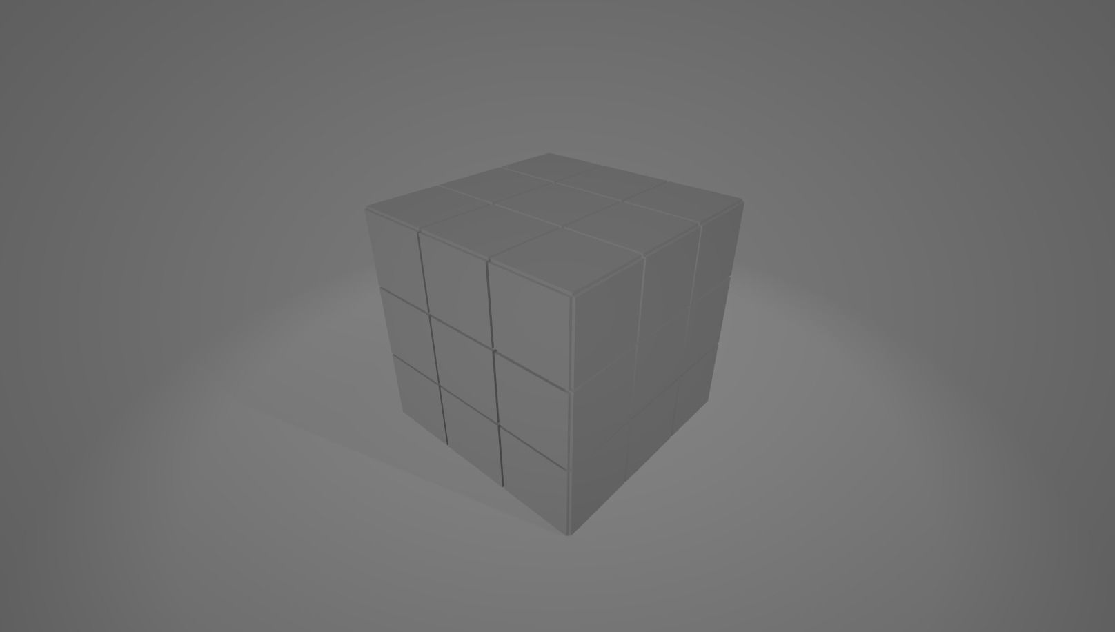 paint rubics cube super easy rubicscube geometric shape science 3D print model - Mito3D