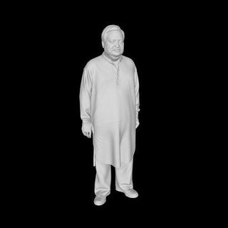 pakistanisch indisch Schalwar Kameez Fett Fettleibigkeit fettleibig schwer Kurta einfach Charakter Zahl Person Bangladesch Shalwar Kamiz Kunst Skulpturen 3d print model - Mito3D