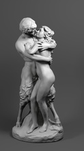 panela deus of selvagem sexual grego romano escultura estátua beijo amar bode escaneado 3d modelos arte esculturas personagem fantasia 3d print model - Mito3D