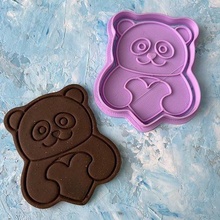 panda cookie cutter cookiecutter games toys house kitchen dining cookiestamp cake food cutting nickelodeon kids play decoration disney micky 3d print model - Mito3D