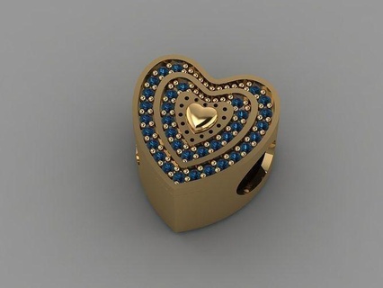 Pandora Charme Gold Silber Ring Mode Sterling druckbar Juwel Schmuck brillant Diamant Schönheit Engagement Hochzeit Armbänder 3d print model - Mito3D