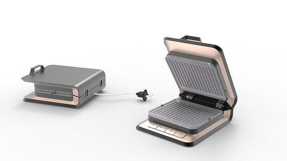 panini grill toast machine toaster mutfak elektronik house kitchen dining 3d print model - Mito3D