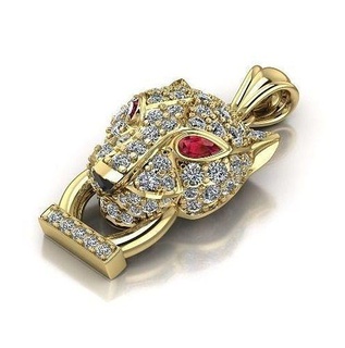 panther pendant model 1684 ring earrings kolco sergi dlya pechati 3dmodel printable sterling fashion silver engagem platinum jewellery engagement jewel jewelry rings pendants 3d print model - Mito3D