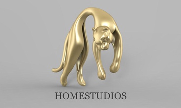 pantera colgante de impresión fresado la joyería el escultura imprimible art oro plata fantasía a moda llavero sterling collar puma colgantes 3d print model - Mito3D