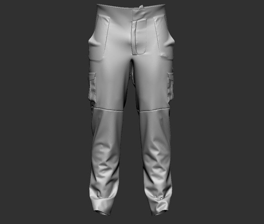 pants male man clothes accesories human anatomy body legs dress fashion zbrush 3D print model - Mito3D