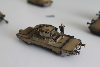 panzerjagerwagen 2 scale h0 train armored wagon panzer hobby diy 3d print model - Mito3D