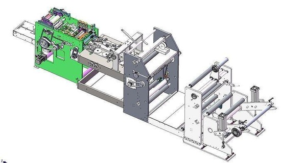 papel Bolsa máquina maquinaria indústria tecnologia aço industrial Ciência Engenharia 3d print model - Mito3D