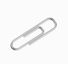 paper clip office book pen writing pencil diary school document library fold supply drawing steel hobby diy 3d print model - Mito3D