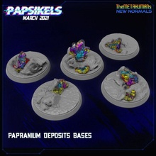 papranium mineral deposit bases scifi metahumans 3dprint games tabletop collectables miniatures toys 3d print model - Mito3D