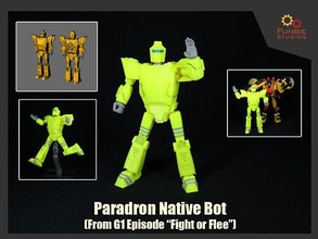 paradron native bot transformers g1 episode fight or flee action figure games toys 3d print model - Mito3D