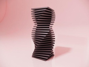 parametrisch abstrakt Vase Dekoration Dekor Pflanze Haushaltswaren dekorativ Topf Schüssel Innere Design 3dprintable zeitgenössisch Haus Zubehör 3d print model - Mito3D