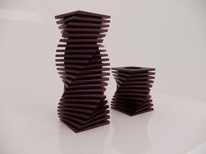 parametrisch abstrakt vasen vase dekoration dekor pflanze blume haushaltswaren dekorativ topf schüssel innere design geometrisch gestalten statue haus 3d print model - Mito3D
