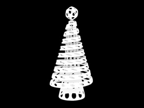 parametric christmas tree house xmas household other printing accessories 3d print model - Mito3D