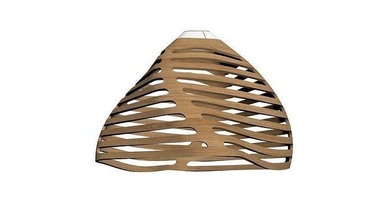 parametrico design sospeso lampada arte legna foresta 3dmodel 3dprinting Casa arredamento 3d print model - Mito3D