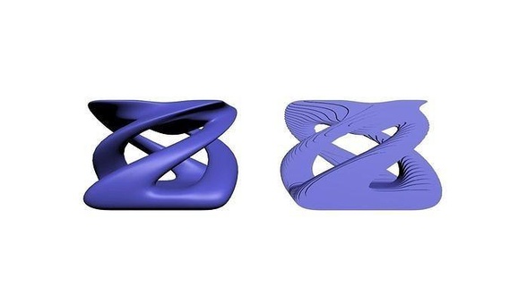 parametrik tasarım şekil ekipman iç dış Sanat heykeller 3d print model - Mito3D