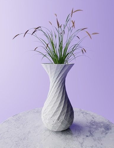 parametrico vase stl file 3d stampa digitale vaso decorazioni mobilia arredamento Casa design moderno arte interni 3D print model - Mito3D