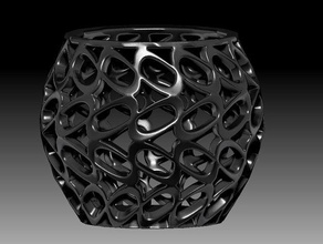 parametric vase house detail design furniture furnishings decor 3d print model - Mito3D