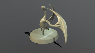 parasyte maxim migi sculpture art parasite alien creature beast monster cute anime sculptures 3d print model - Mito3D