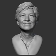 parque geun hye 3d impresión modelo presidente personas humano cabeza retrato busto figura cara estatua escultura coreano mujer hembra arte esculturas 3d print model - Mito3D