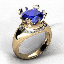 pasquale Bruni Krone Ring Schmuck Gold Hochzeit Engagement Urlaub Geschenk Braut Geburtstag Mode Schönheit Marke druckbar Juwel Diamant Luxus wertvoll Ringe 3d print model - Mito3D