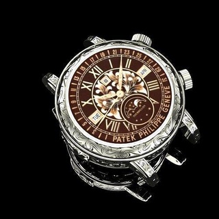 patek philippe - sky moon tourbillon 6002r watch framecase jewelry clock time gold silver jewellery jewelri jewel rings fashion beauty hour alarm bracelets 3d print model - Mito3D