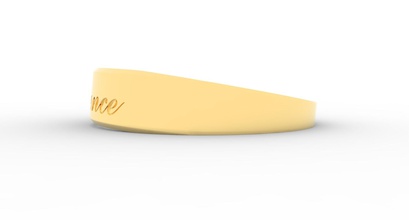 paciencia hembra anillo oro 24k pulido diseño lujo aislado elegante Moda joyería joya brillante libra esterlina imprimible plata dedo grabado anillos 3d print model - Mito3D