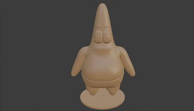 patrick star spngebob sponge bob nickelodeon movie fantasy action animation adventure anime games character figure toys games toys 3d print model - Mito3D