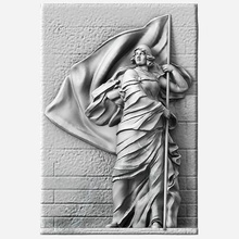 patriote sculpture statue figure monument artistique ancien décor art architectural décoration héros sculptures 3d print model - Mito3D