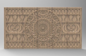 muster bett kopfteil flugzeug möbel haus holz dekorativ cnc zuhause panel schlafzimmer innere dekoration carving 3d schneiden 3d print model - Mito3D