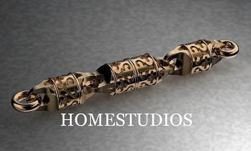 desen zincir kolye yazdırılabilir takı fantezi bağlantı gümüş sterlin anahtarlık altın zincir bilezik moda güzellik kolyeler 3d print model - Mito3D
