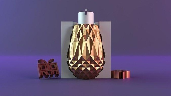 pattern vase outer pot modern flower planters candle mold minimal decor holder 3dmodel house 3d print model - Mito3D
