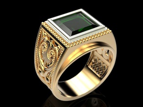 padrões de anel jóias os homens imprimir 3dprinted printable anéis o design jóia ouro a moda printabl impressão outros prototipagem prata motociclista 3d print model - Mito3D