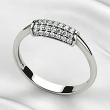 pave gems fashion gold ring jewel gem rhino rhodium plating 3dprint print diamond wedding engagement brilliant ruby sapphire emerald citrine branch jewelry rings 3d print model - Mito3D