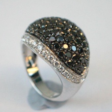 pave ring 3d Druck Modell anello ebnen an39 Kissen diamond Marke gold Juwel Schmuck bedruckbar ist gem engagement Hochzeit dargestellt Mode Ringe 3d print model - Mito3D