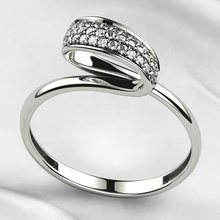 pave set gems gold ring rhino jewel 3dprint printable gem diamond brilliant fashion sapphire ruby emerald citrine zircon wedding engagement marriage jewelry rings 3d print model - Mito3D