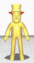 pata patrulla alcalde dibujos animados juegos juguetes 3d print model - Mito3D